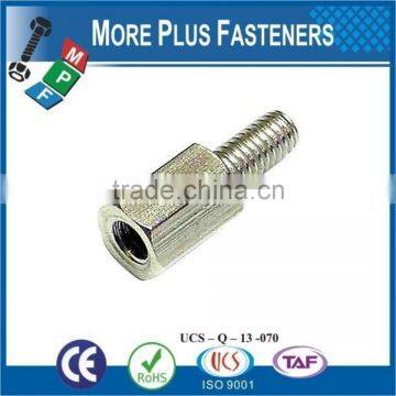 Made in Taiwan Brass Stainless Steel Diameter Captive Threaded Hexagon Standoff Nut