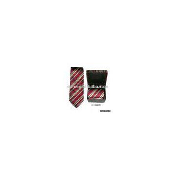 Silk Tie with Cuff link, Hanky