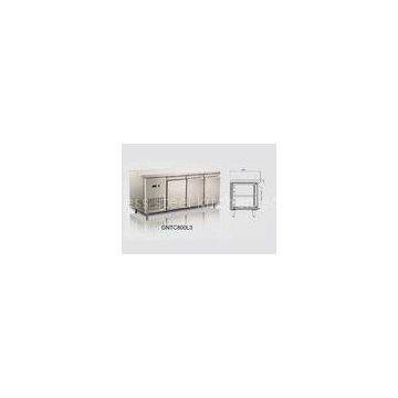 High Efficiency 490L Three Doors Ventilated Cooling Back Bar Refrigerator , 2018x800x850