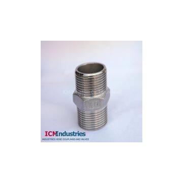 ISO4144 Standard 150lb Stainless Steel Hex Nipple