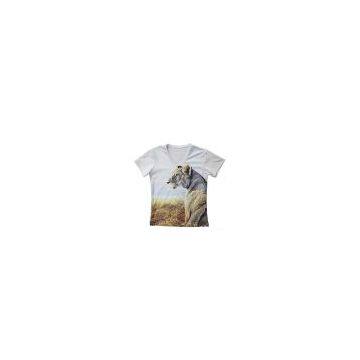 Factory Direct Cotton Digital Printing Custom Processing Women's Casual T-shirt photo-2
