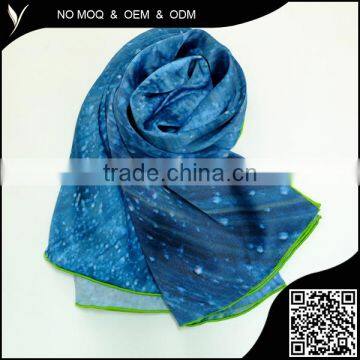 90cmX90cm Square Digital Printing 12mm Twill Silk Scarves