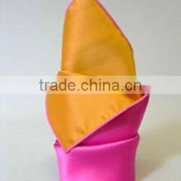 satin table napkin and wedding polyester table placemat