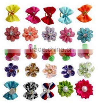 SMALL PET GROOMING PRODUCTS HAIR BOWS RIBBON DOG CAT