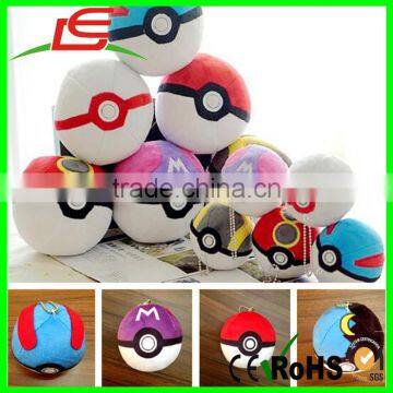 pokemon go stuffed hanging drop plush pokect ball pendant