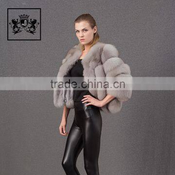 Good Soft Colorful Vest Sleeveless Fox Fur Coat Winter Woman Clothes photo-5