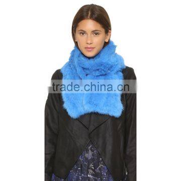 SJ608-01 High Quality Scarf Women Adult Age Group Rabbit Fur Scarves Stole