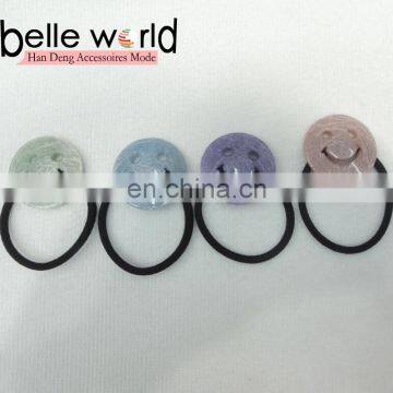 High quality hollow out smile elastic hair holder