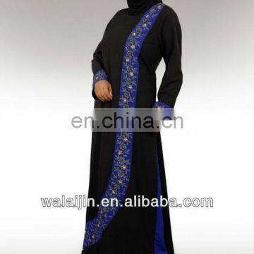 Elegant ladies crepe muslim dress