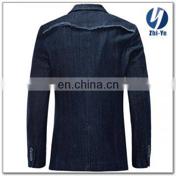 in Stock Items Latest Design Men's Denim Suit photo-3