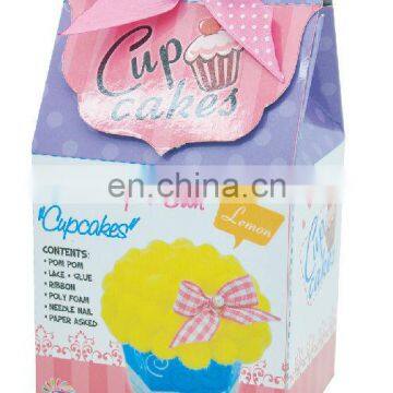 DIY Cup Cake Sewing Kit for kids