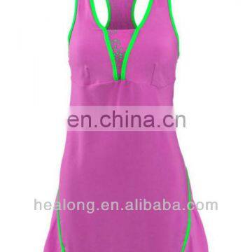 X-back Tennis Dress,Fashion Sport Tennis Uniforms Red