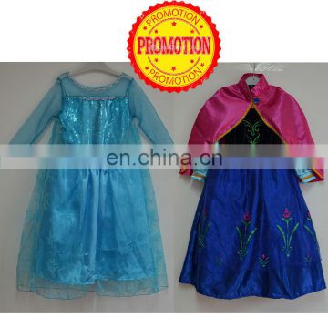 frozen elsa dress/wholesale frozen elsa costume KC-0030