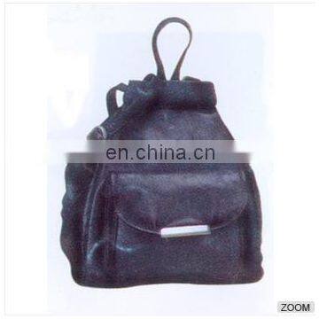 Black Leather Backpack, Leather Backpack Pattern, Leather Backpack for Man Made in India photo-4