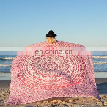 Ombre Hippie Wall Hanging Mandala Tapestry Decorative Bedspread Bohemian Beach Throw Yoga Mat