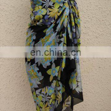 Azofree100% Cotton Sarong / Printed Sarong / Beach Sarong