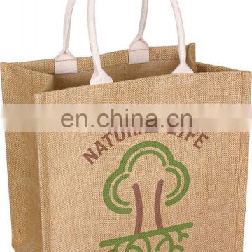 Jute shopping bag