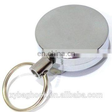 Logo Printing Metal Keychain Function Badge Reel Holders photo-3