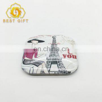 Hot Selling Personalized ''Love You'' Printing Pocket Mirror For Women