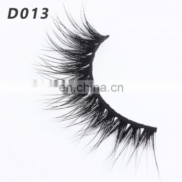 D013 Primer Black private Label Mink Eyelashes With Packaging Box