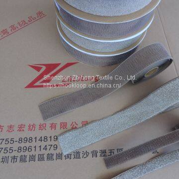 Silver Fiber Eco-friendly  3m Hook And Loop Tape