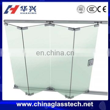 Energy saving size customized insulating frameless glass exterior door