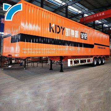 Box Transport Semi Trailer Box Cargo Van Trailer photo-2