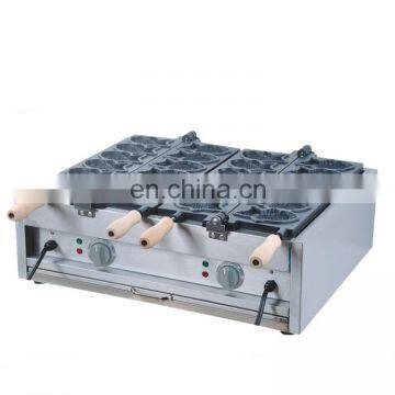 Wholesale mini waffle maker fish shape waffle making machine ice cream taiyaki machine