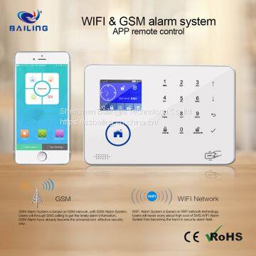 WIFI GSM Alarm System With 8 Kind of Language TFT Touch Screen 3G Security Alarm Android IOS App Support WIFI IP Camera photo-5