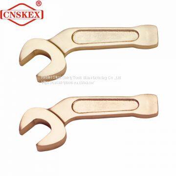 Non sparking tools Wrench Bent Striking Open safety Hand tools Al-cu 32mm