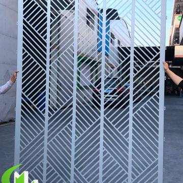 China supplier 3mm aluminum facade sheet perforated panel metal cladding panel