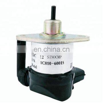 Engine Diesel shutoff Stop Solenoid 1C010-60015 for Kubota V3300 V3600