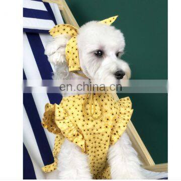 Summer Thin Lovely Princess Dog Dress Schnauzer Pomeranian Pet One-piece Dress photo-3