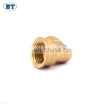 BT6034 Good Market Brass Gas Pipe Fitting 22.5 Degree Elbow Copper photo-5