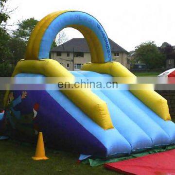 Happy on water inflatable slide for children