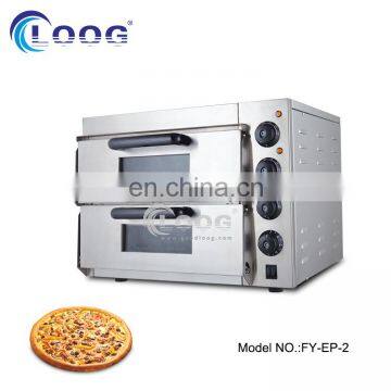 Hot Sale Double Deck Electric Pizza Baking Equipment Commercial Pizza Oven