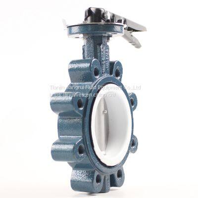 Lug Type PTFE Lined Wafer Manual Butterfly Valve photo-4