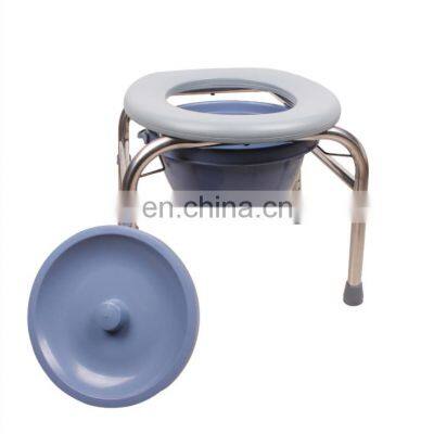 Factory Cheapest foldable portable toilet commode shower chair for adult