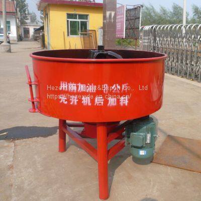 JW250 Cement Mortar Concrete Small Pan Mixer With Electric Motor photo-2
