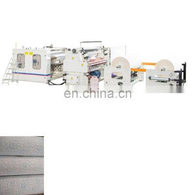 Full automatic new glue lamination kitchen paper roll making machine