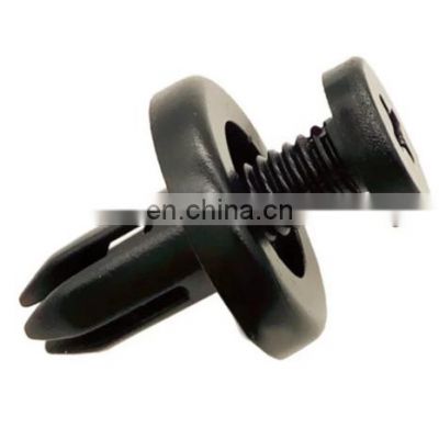 Direct Replacement Door Moulding Clips Black Plastic Screw Fit Trim Clips