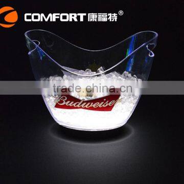 Factory Custom Large Illuminated Acrylic Plastic Led Ice Bucket photo-3