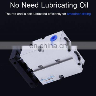 Double Shaft Compact Guide TN Series 32X50 Double Piston Rod Pneumatic Air Cylinder With Magnetic photo-3