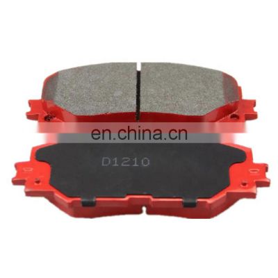 D1210 Auto Spare Parts Car Accessories Semi-Metallic Car Disc Brake Pad for Toyota Corolla