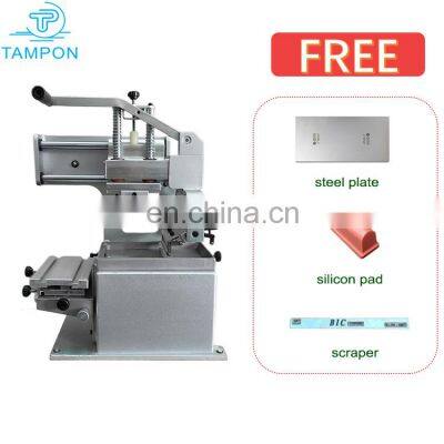 Shoe 1 color cheap small ink cup manual dial pad printer multi manual