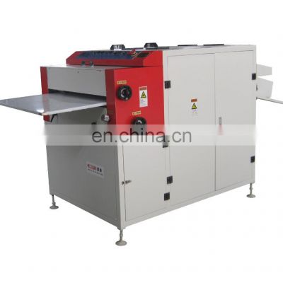 High speed spot u.v coating machine uv flute cardboard making machine uv gel coating machine