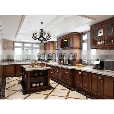 China supplier  solid wood shaker kitchen cabinet