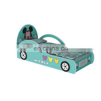 Racing car style Kid beds plastic kids cot bed car design kindergarten bed