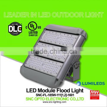 Shenzhen SNC manufacturer factory price new high lumen UL DLC listed outdoor led flood light 185W