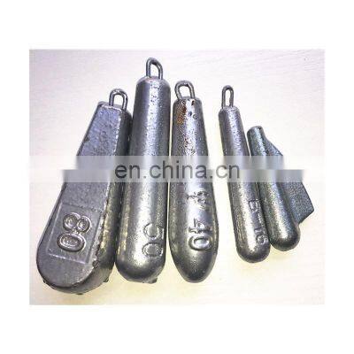 Wholesale Cast Lead Gray Iron Sinkers For Fishing Net